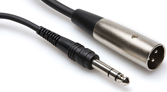 Изображение Kabel Hosa Jack 6.3mm - XLR 1.5m czarny (STX-105M)
