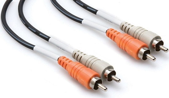Picture of Kabel Hosa RCA (Cinch) x2 - RCA (Cinch) x2 1m czarny (CRA-201)