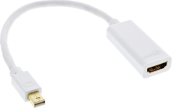 Picture of Kabel InLine DisplayPort Mini - HDMI 0.15m biay (17193E)