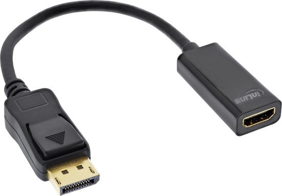 Picture of Kabel InLine DisplayPort - HDMI 0.15m czarny (17198E)