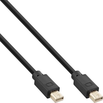 Picture of Kabel InLine InLine® Mini DisplayPort 1.4 Cable M/M, black/gold, 1m