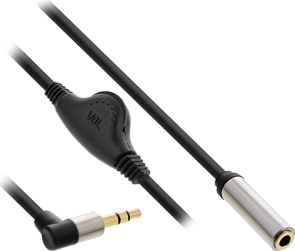 Picture of Kabel InLine Jack 3.5mm - Jack 3.5mm 0.25m czarny (99253C)