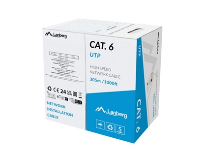 Attēls no LANBERG LAN cable cat. 6 305m solid CCA