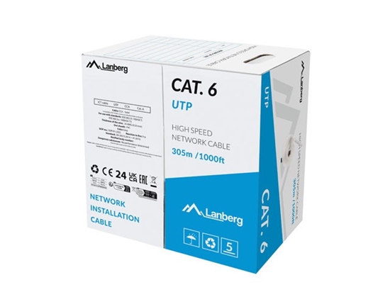 Picture of LANBERG LAN cable cat. 6 305m solid CCA