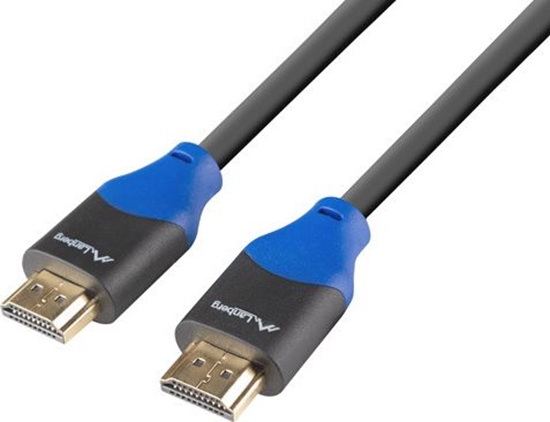 Изображение Kabel Lanberg HDMI - HDMI 1m czarny (CA-HDMI-15CU-0010-BK)