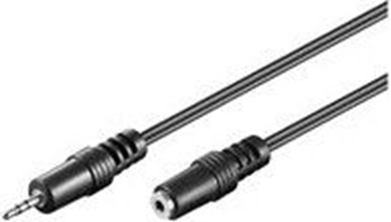 Изображение Kabel MicroConnect Jack 3.5mm - Jack 3.5mm 2m czarny (33723)