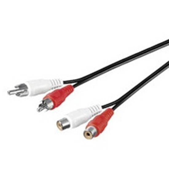 Picture of Kabel MicroConnect RCA (Cinch) x2 - RCA (Cinch) x2 1.5m czarny (AUDCH2)