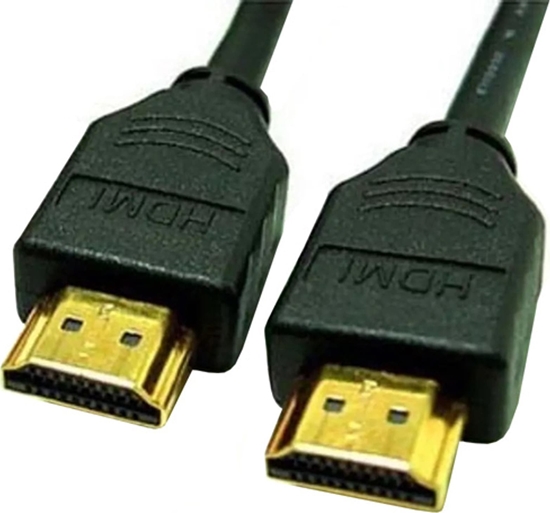 Picture of Kabel Neutralle Video Kabel HDMI M - HDMI M, HDMI 1.4 - High Speed with Ethernet, 5m, pozacane zcza, czarny, Logo blistr