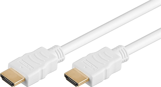 Picture of Kabel Neutralle Video Kabel HDMI M - HDMI M, HDMI 2.0 - High Speed with Ethernet, 0.5m, pozacane zcza, biay
