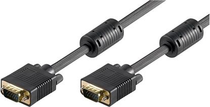 Picture of Kabel Neutralle Video Kabel SVGA (D-sub) M - SVGA (D-sub) M, 2m, pozacane konektory, czarny, Logo blistr