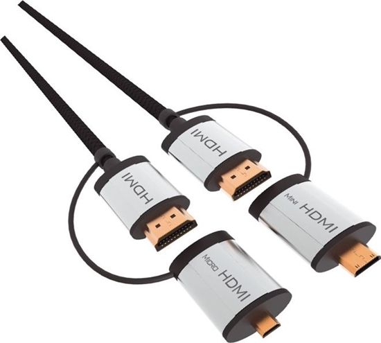 Picture of Kabel Omega HDMI - HDMI 1.5m szary (OCHBA1G)