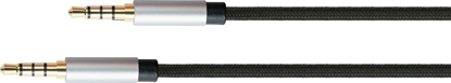 Изображение Kabel PYTHON Python Audiokabel 4-pol. Klinkenstecker, schwarz 1m