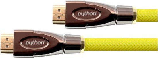 Изображение Kabel PYTHON Python HDMI« 2.0 Kabel AKTIV 4K2K Nylongeflecht gelb 30m