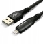 Picture of Kabel USB Usams USB-A - Lightning 1 m Czarny (CBB-1IBL)