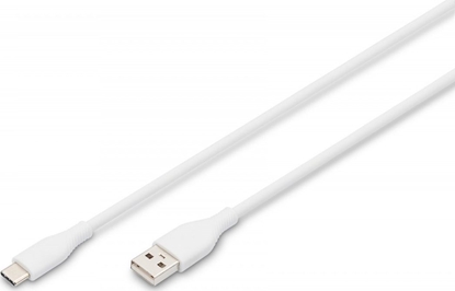 Изображение Digitus USB-C silicone connection cable, 1m, white
