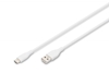 Picture of Digitus USB-C silicone connection cable, 1m, white