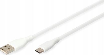 Изображение Digitus USB-C silicone connection cable, 2m, white