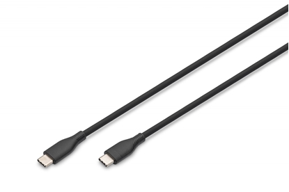 Изображение Digitus USB-C silicone connection cable, 0.5m, black