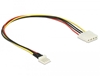 Picture of Delock Cable Power Floppy 4 pin male > Molex 4 pin female 30 cm