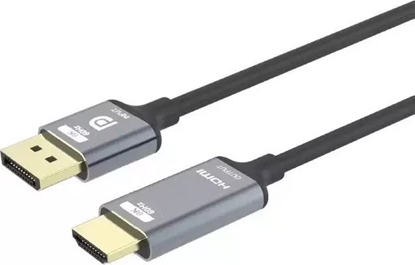 Picture of Kabel PremiumCord PremiumCord kabel DisplayPort 1.4 na HDMI2.1, pro rozliení 8K@60Hz,4K@144Hz, 2m