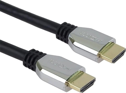 Picture of Kabel PremiumCord PREMIUMCORD Kabel HDMI 2.1 High Speed + Ethernet kabel (Zinc Alloy krytky, zlacené konektory) 2m