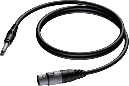 Attēls no Kabel Procab Jack 6.3mm - XLR 1.5m czarny (CAB723/1.5)