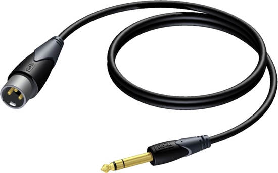 Picture of Kabel Procab Jack 6.3mm - XLR 3m czarny (CLA724/3)