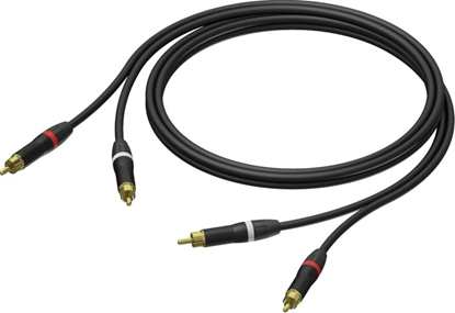 Изображение Kabel Procab RCA (Cinch) x2 - RCA (Cinch) x2 1.5m czarny (PRA800/1.5)