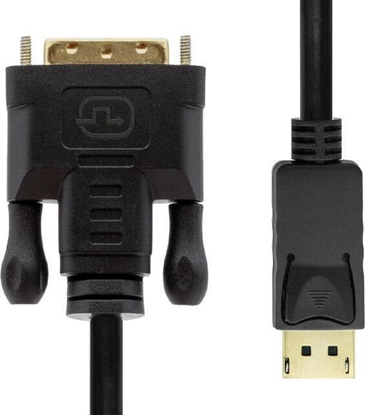 Picture of Kabel ProXtend DisplayPort - DVI-D 3m czarny (DP1.2-DVI241-003)