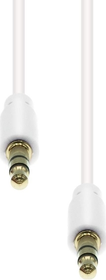 Picture of Kabel ProXtend Mini-Jack 3-Pin Slim Cable M-M White 7M