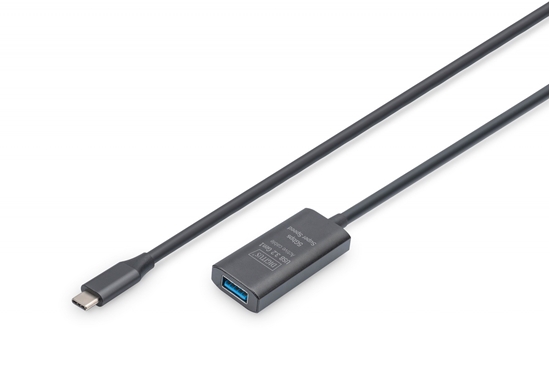Picture of Digitus Active USB 3.2 Gen1 5G extension cable, USB-C - USB-A, 5m