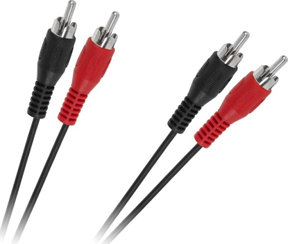 Attēls no Kabel RCA (Cinch) x2 - RCA (Cinch) x2 5m czarny (LEC-KPO2610-5)