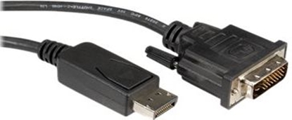 Attēls no Roline DisplayPort Cable, DP-DVI (24+1), LSOH, M/M, black, 2 m