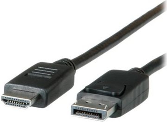 Изображение Roline DisplayPort Cable, DP - HDTV, M/M, black, 2 m