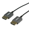 Picture of Roline HDMI 8K (7680 x 4320) Ultra HD Cable + Ethernet, M/M, Coaxial, Ultra-Slim, black, 1.5 m