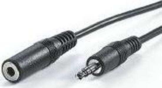 Picture of Kabel Roline Jack 3.5mm - Jack 3.5mm 5m czarny (JAB-758371)