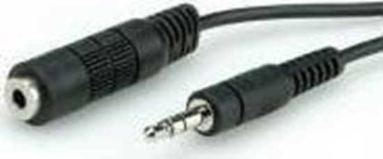 Picture of Kabel Roline ROLINE 3.5mm Jack Extension Cable. M/F. Black 2.0m
