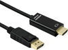 Picture of Roline DisplayPort Cable, DP - UHDTV, Slim, M/M, black, 2 m