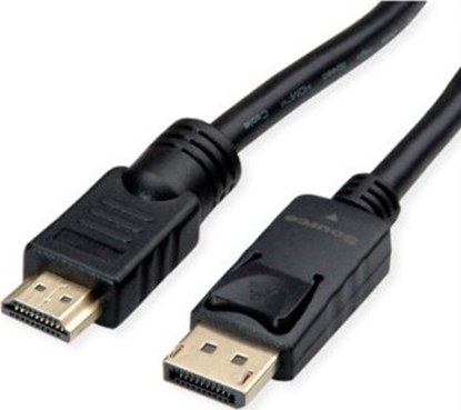 Picture of Roline DisplayPort Cable, DP - UHDTV, M/M, black, 7.5 m