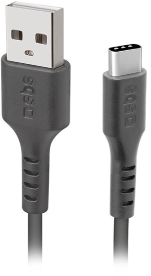 Picture of Kabel USB SBS Mobile USB-A - USB-C 1 m Czarny (8018417245923)