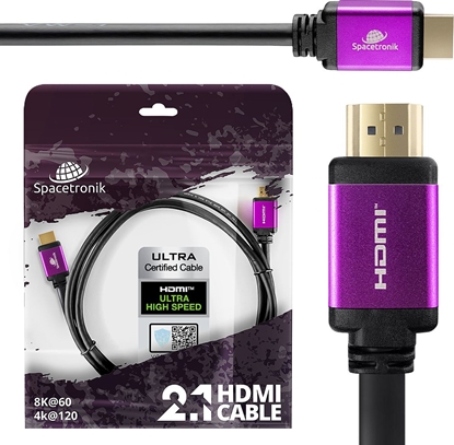 Изображение Kabel Spacetronik HDMI - HDMI 1.5m czarny (5903031025521)