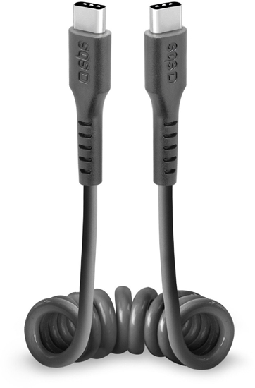 Picture of Kabel USB SBS Mobile USB-C - USB-C 0.5 m Czarny (8018417434686)