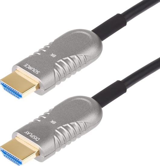Picture of StarTech.com 30ft (9.1m) HDMI 2.1 Hybrid Active Optical Cable (AOC), CMP, Plenum Rated, Ultra High Speed HDMI Fiber Optic Cable, 48Gbps, 8K 60Hz/4K 120Hz, HDR10+/FRL/TMDS/eARC - CMP In Wall HDMI 2.1/2.0 Cord (8K-A-30F-HDMI-CABLE) - Ultra High Speed -