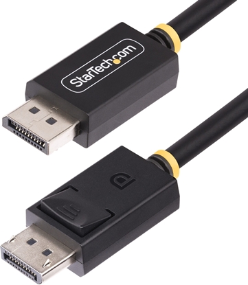 Изображение StarTech.com 1m DisplayPort 2.1 Cable, VESA-Certified, DP80 DP 2.1 Cable - DisplayPort-Kabel - DisplayPort (M) eingerastet zu DisplayPort (M) eingerastet - DisplayPort 2.1 - 1 m - passiv, Support von 4K 240 Hz, 1440p-Unterstutzung, 240 Hz, HDR-Suppor