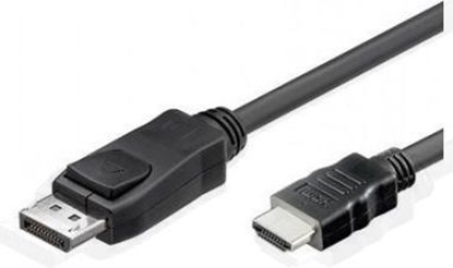 Attēls no Kabel Techly DisplayPort - HDMI 1m czarny (ICOC-DSP-H-010)