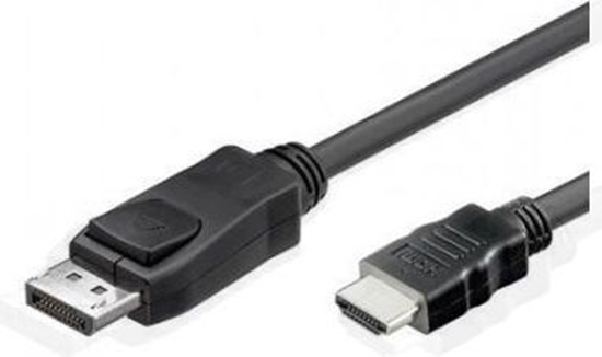 Picture of Kabel Techly DisplayPort - HDMI 1m czarny (ICOC-DSP-H-010)