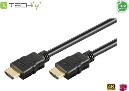 Attēls no Kabel Techly HDMI - HDMI 2m czarny (21123)