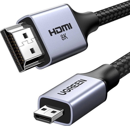 Изображение Kabel Ugreen HDMI Micro - HDMI 2m czarny (15517)
