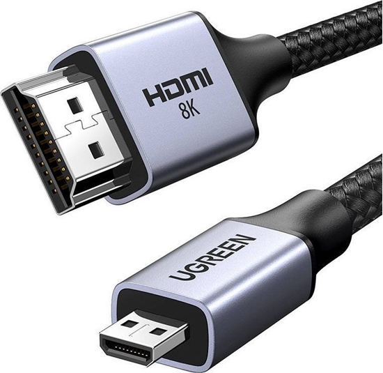 Изображение Kabel Ugreen HDMI Micro - HDMI 2m czarny (15517)