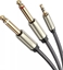 Picture of Kabel Ugreen Jack 3.5mm - Jack 6.3mm x2 1m szary (UGR544GRY)